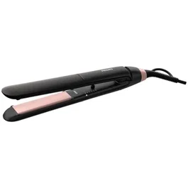 Philips StraightCare Essential BHS378/00 Plancha de Pelo ThermoProtect con Placas de Queratina, 160-230°C, Negra
